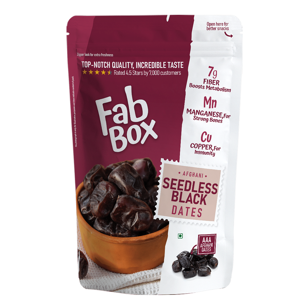 

Fabbox Seedless Black Dates 140g