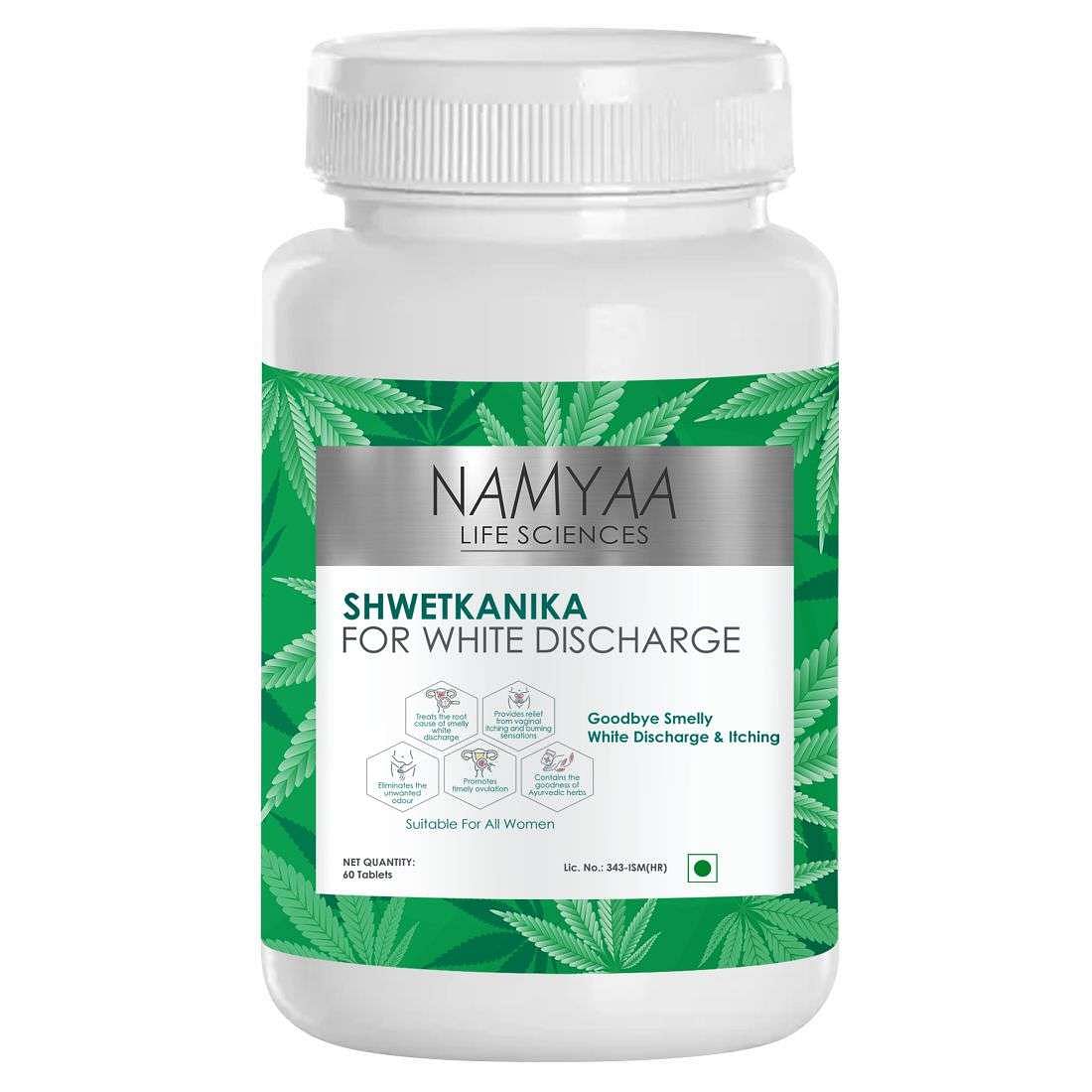 

Namyaa ShwetKanika -For White Discharge- Pack of 60 Tablets