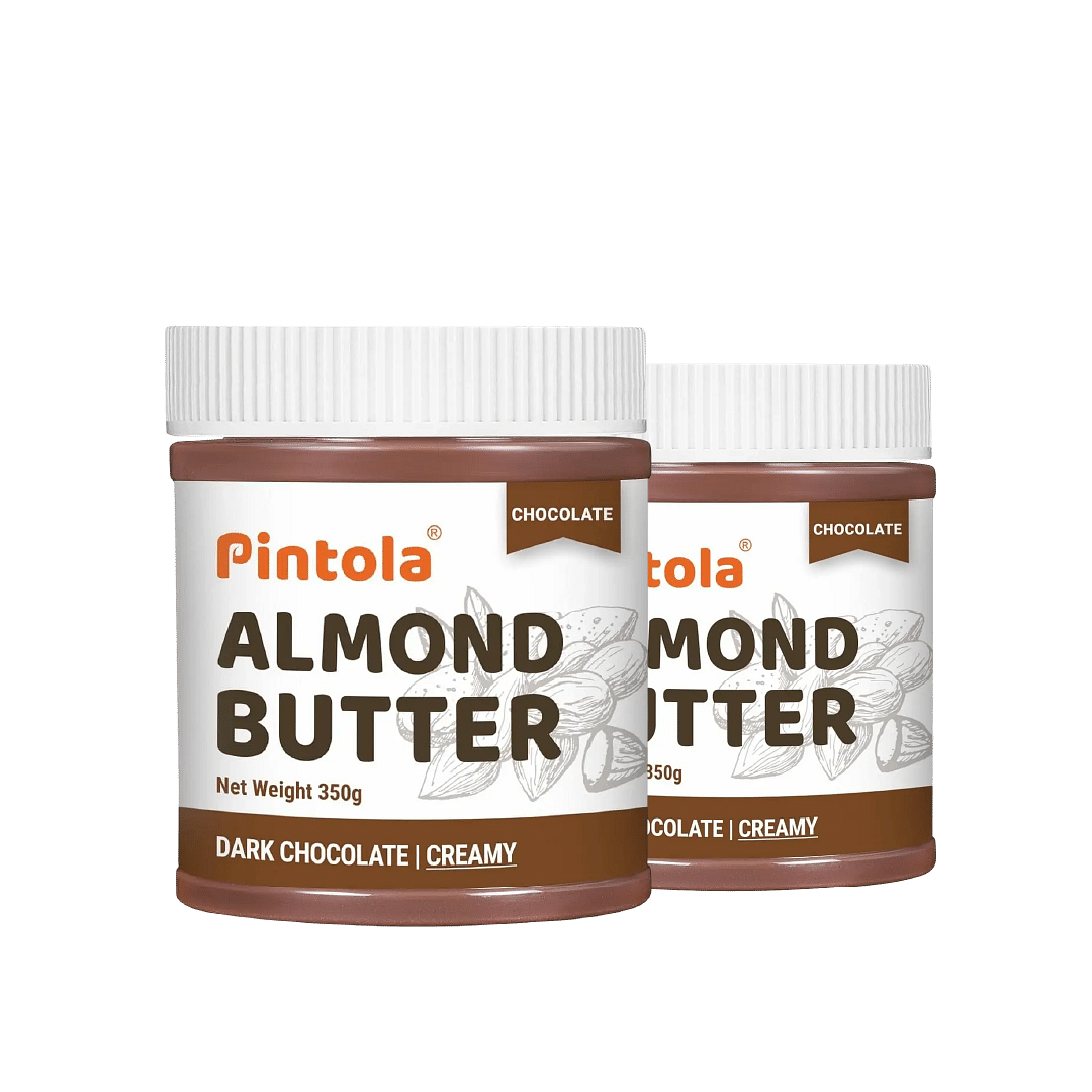 

Pintola Almond Butter Dark Chocolate Made With Roasted Almonds & Dark Chocolate Spread| Rich in Fiber & Protein | Non GMO, Gluten Free, Cholesterol...