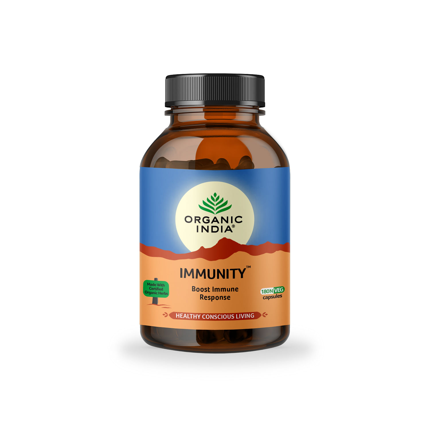 

ORGANIC INDIA Immunity 180 Veg Capsules