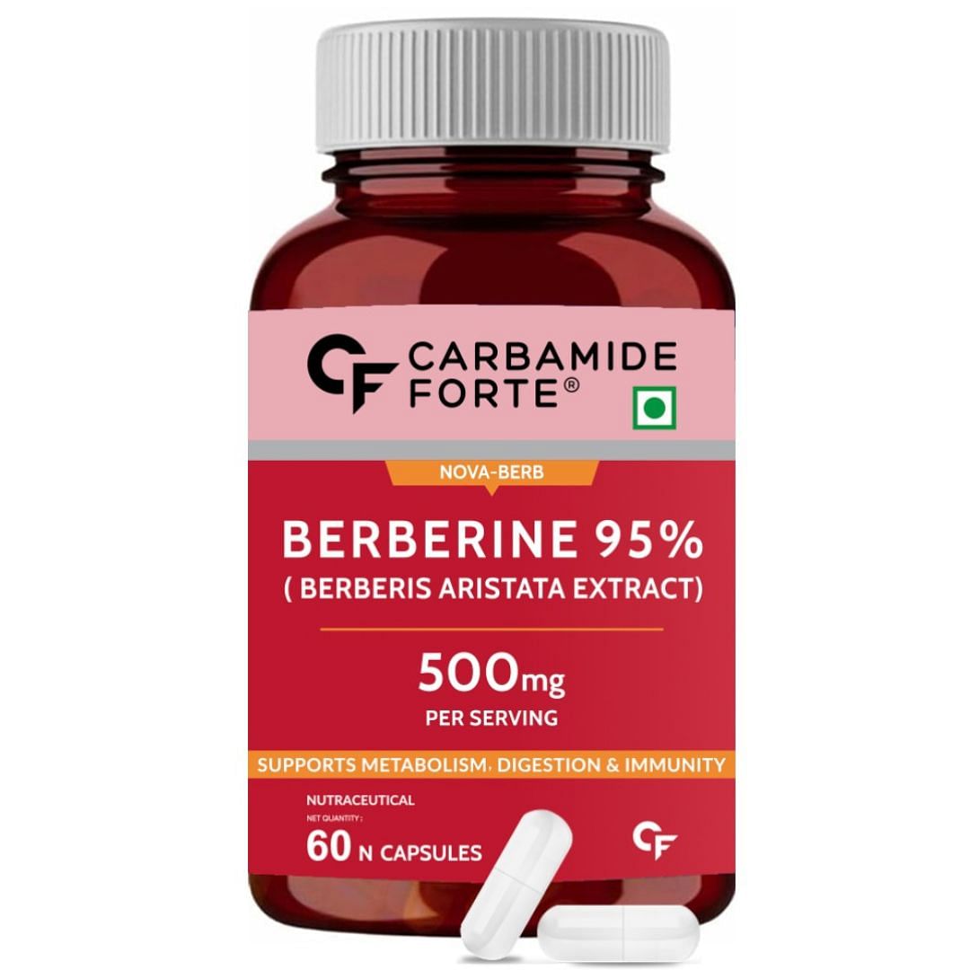 

Carbamide Forte Berberis Berberine 95% with Milk Thistle & Cinnamon | Berberine Capsules 500mg | Berberine HCL Supplements | Boost Metabolism & Sup...