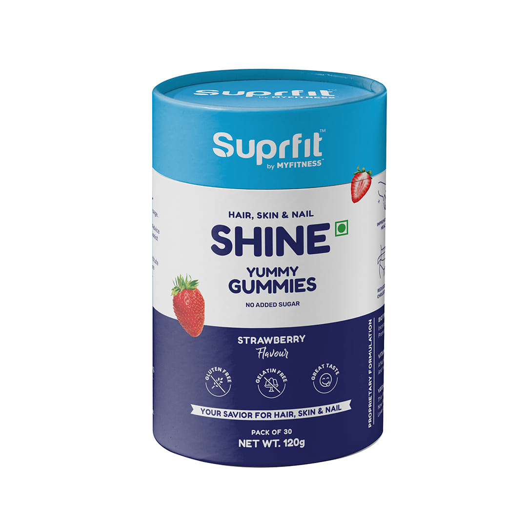 Suprfit Hair, Skin & Nail SHINE Yummy Gummies