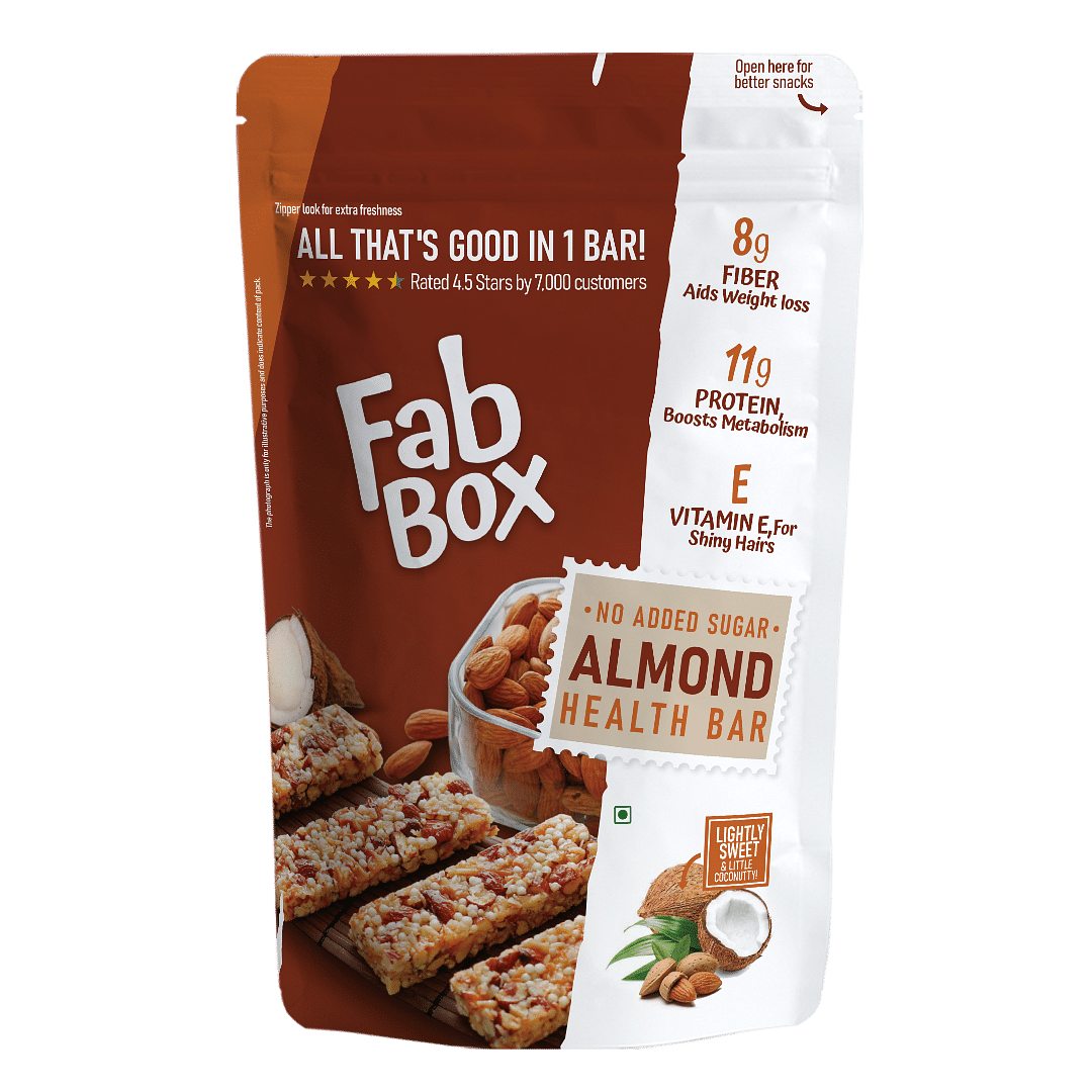 

Fabbox Almond Health Bar 120g | Pack of 1