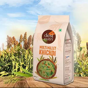 Desi Nutri Multi Mill Khichdi Mix Buy 2 Get 1 Free | Easy & Ready to Cook | Rich in Protein & High Fiber Kichidi Mix | Pack of 3