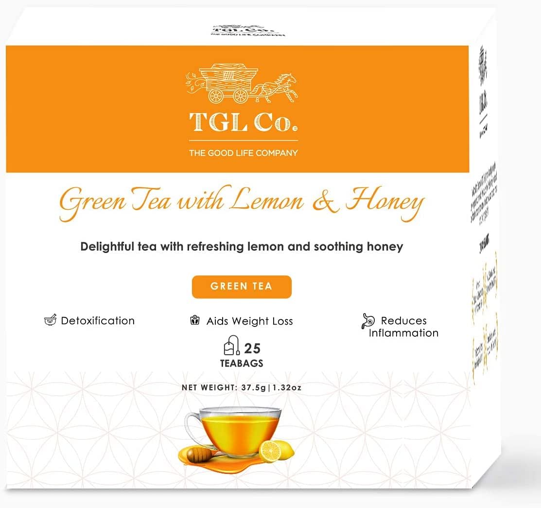 

TGL Co. Lemon Honey Green Tea 25 Tea Bags (Dust Tea Bags)