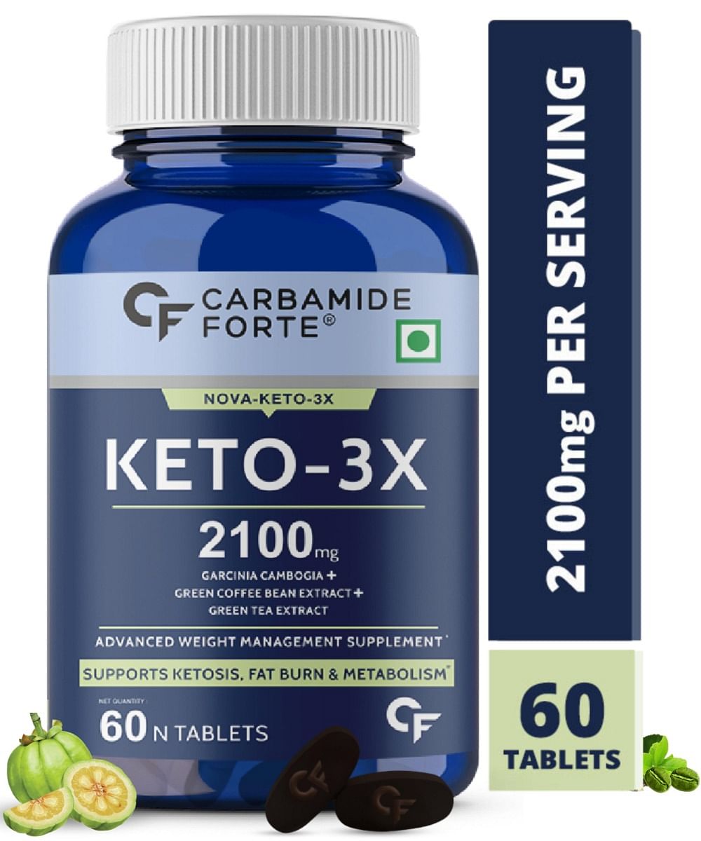 

Carbamide Forte Keto Fat Burner Tablets with Garcinia Cambogia for Women and Men 2100mg with Green Coffee Bean Extract & Green Tea Extract - 60 Veg...