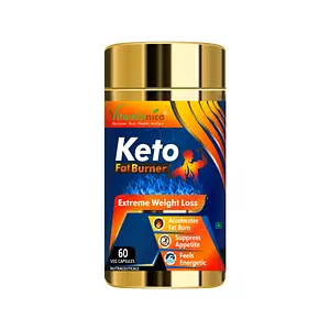 Vitaminnica Keto Fat Burner | Extreme Weight Loss | Accelerates Fat Burn, Suppress Appetite & Feels Energetic | 60 Veg Capsules