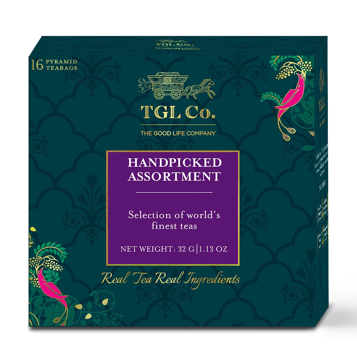 

TGL Co. Handpicked Assorted Teabag Box, 16 Tea Bags