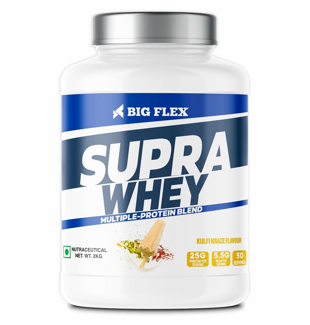 

Bigflex Supra Whey Multi-Blend Protein - Kulfi Kraze 2kg