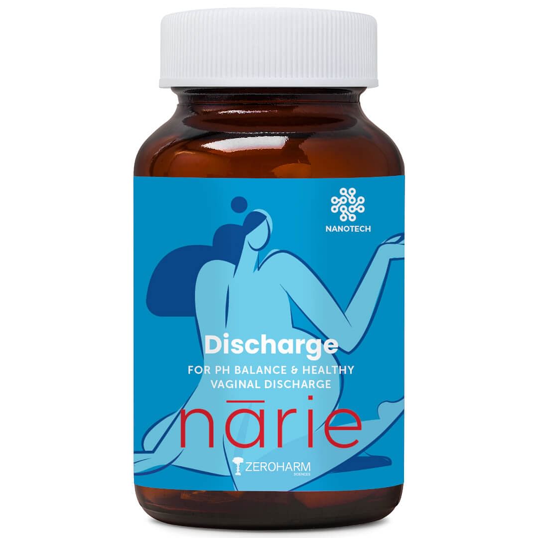 

Narie Discharge Caps|Healthy discharge,Prevents UTI,Reduces itching, burning, odour & Balances pH