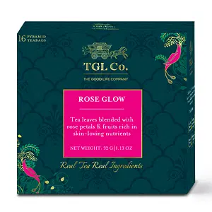 TGL Co. Rose Glow Black Tea 16 Teabag Box
