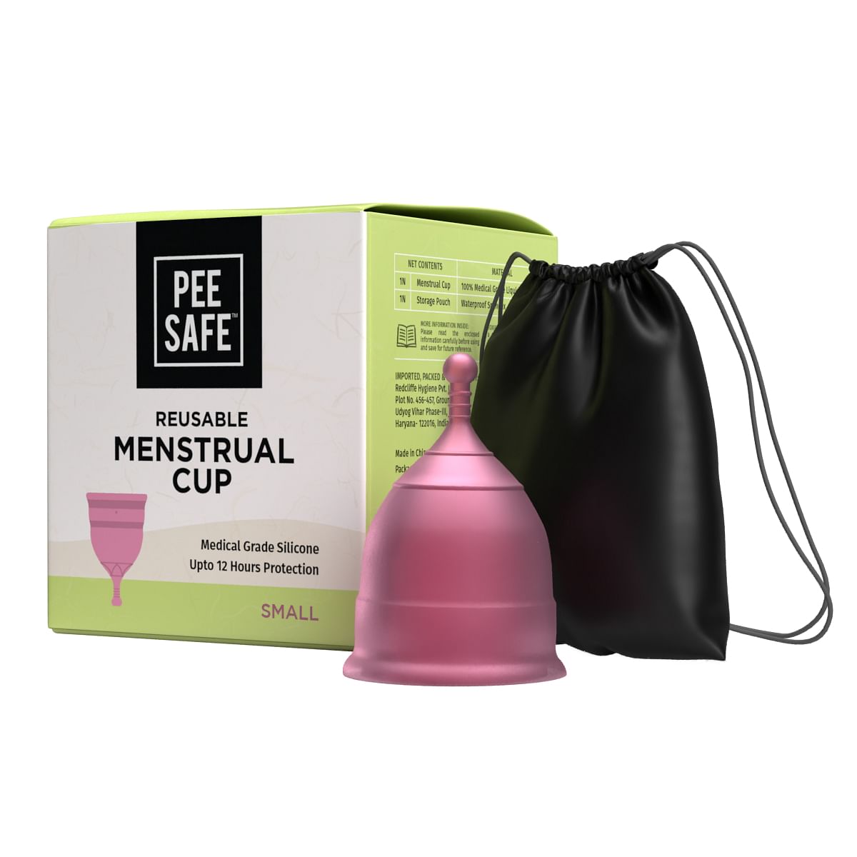 

Pee Safe Menstrual Cups For Women | Small Size With Pouch | Odour/Infection/Rash Free | Protects Upto 8-10 Hours | Made With Medical Grade Silicone…