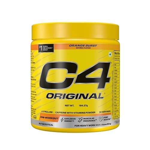 Cellucor C4 Original Pre Workout Powder, 164g, Orange Burst - Image 1