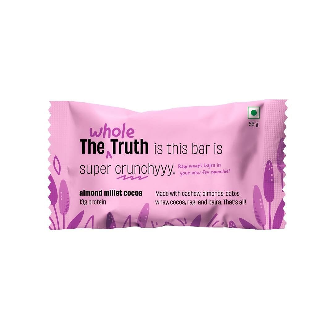 The Whole Truth | 13g Protein Bar | Pack of 6 x 55g | No Refined Sugar | No Added Flavours | No Preservatives-picture-25