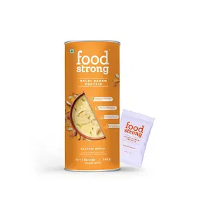 Foodstrong Haldi Badam Protein Classic Kesar 16 servings 543 g