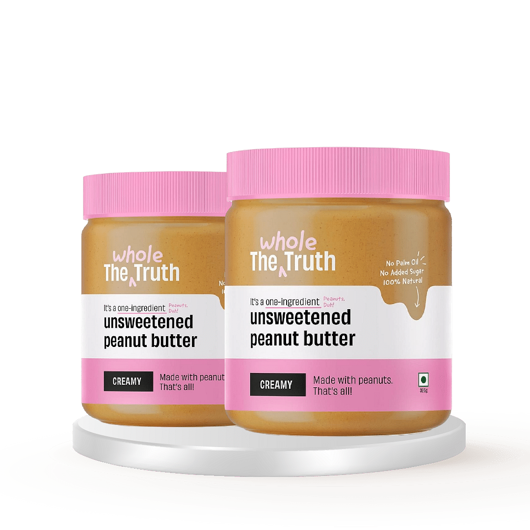 

The Whole Truth - Unsweetened Peanut Butter | 325g | Creamy | No Added Sugar | No Artificial Sweeteners | Vegan | No Gluten | No Preservatives | 10...