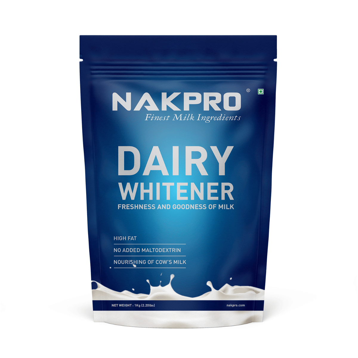 

NAKPRO 100% Pure Dairy Whitener Milk Powder, 1kg | Perfect for Tea & Coffee for Everyday Use | Creamy Texture & Delicious Milky flavor | NABL Lab t...