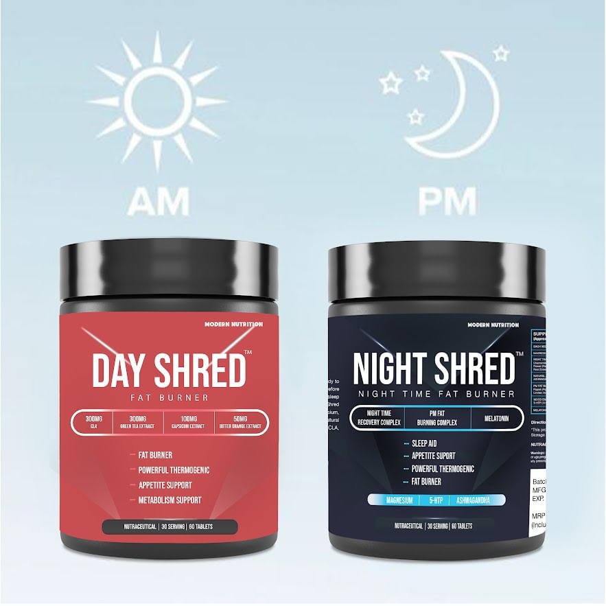Modern Nutrition Day Shred Day Time Fat Burner for Men Women
