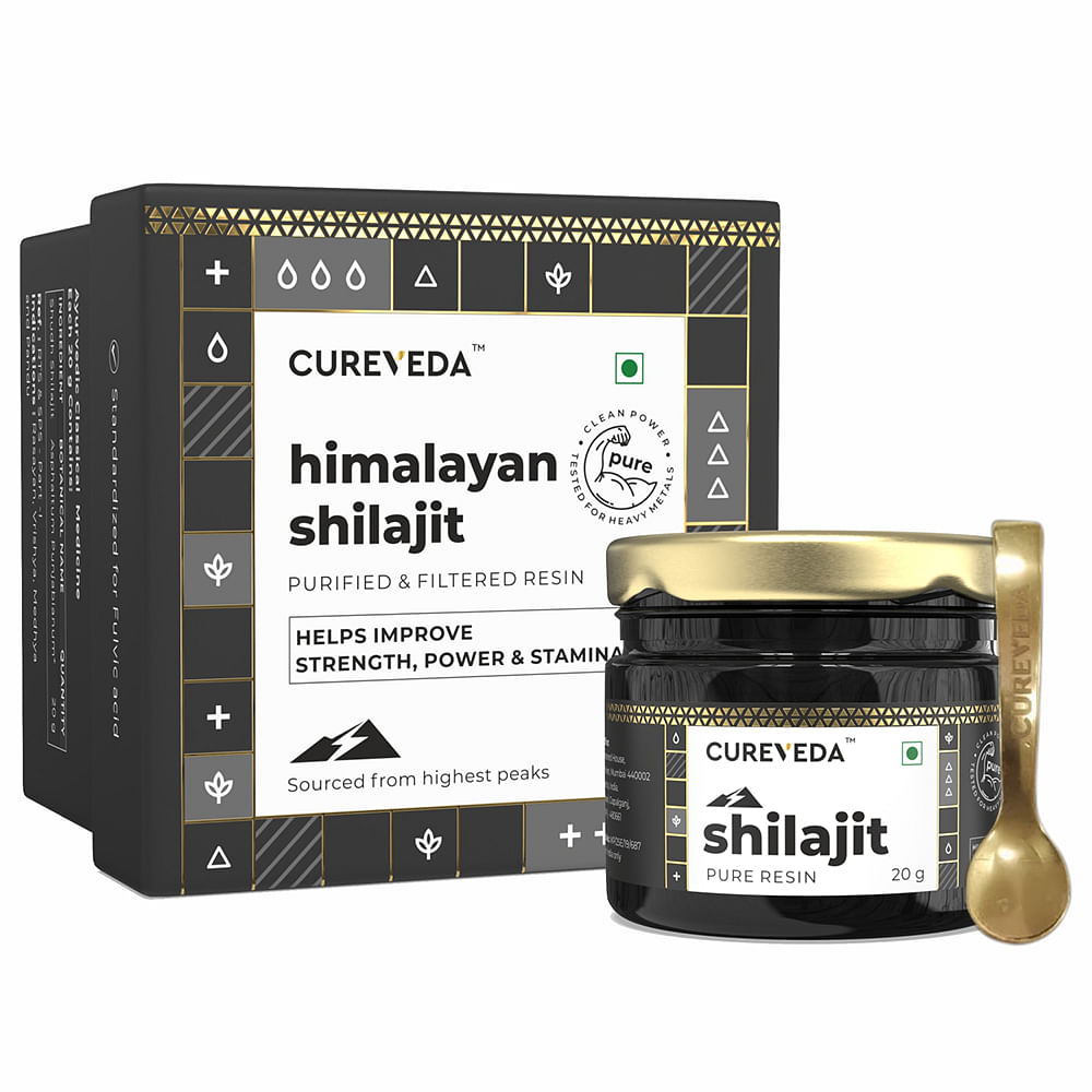 

Cureveda Himalayan Shilajit/Shilajeet Resin - 20g