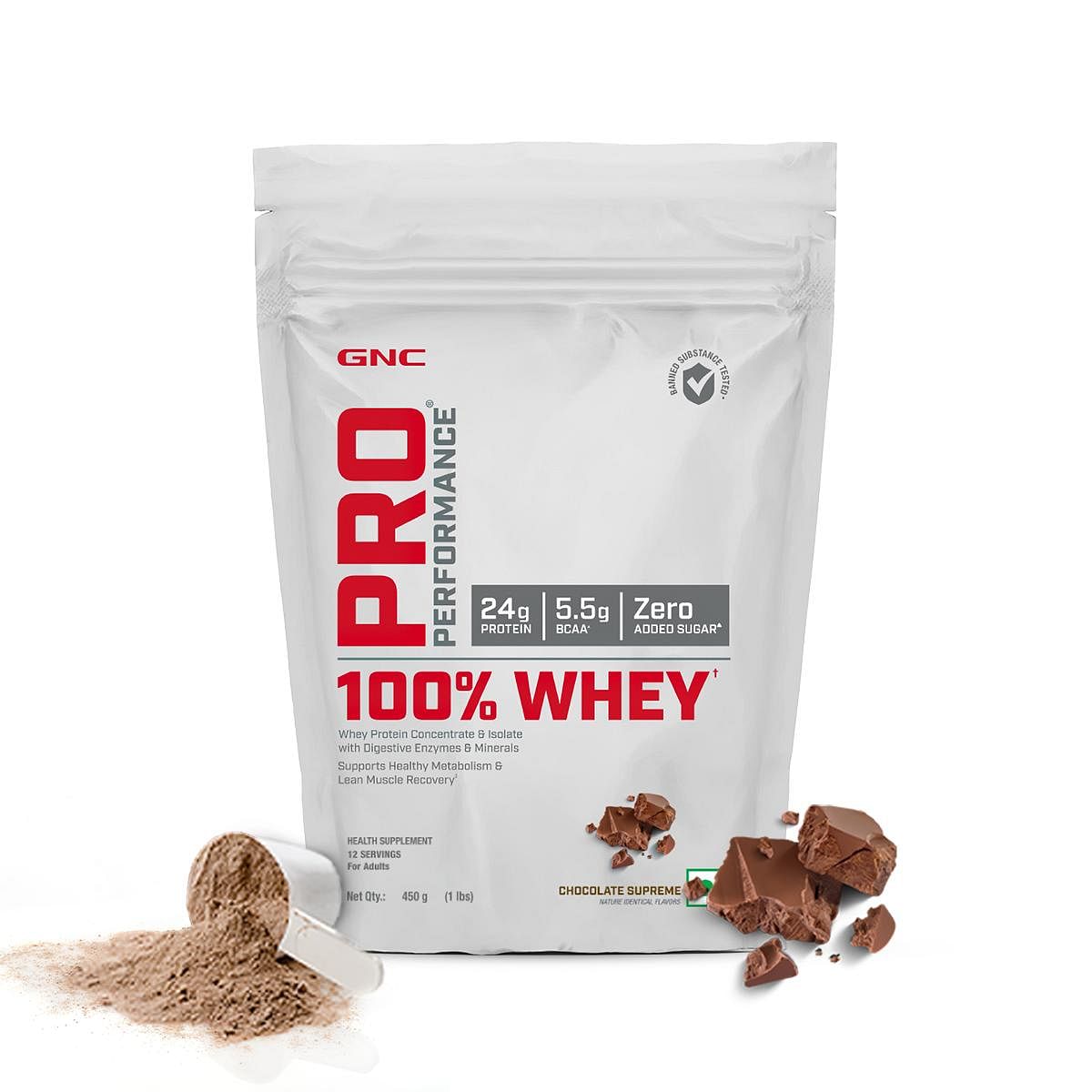 GNC Pro Performance 100% Whey Protein Powder | Boosts Strength ...