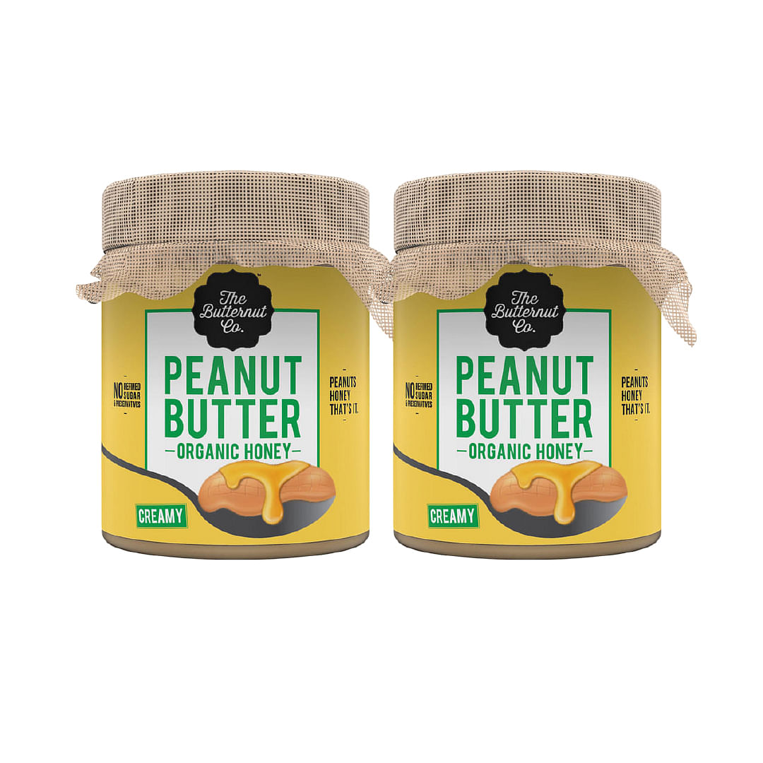 

The Butternut Co. Organic Honey Peanut Butter Creamy - 200g | Pack of 2