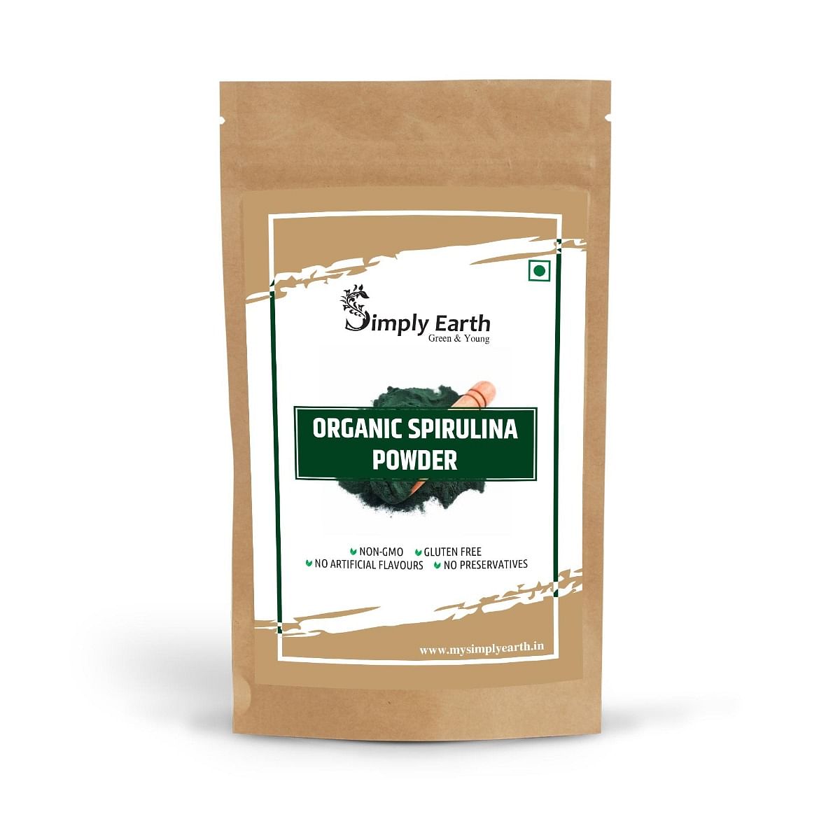 

Simply Earth Spirulina For Energy, Digestion & Skin|Plant Based Protein Superfood - 100 gm