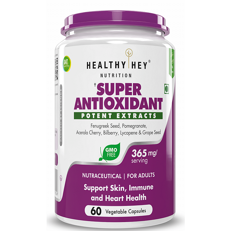 

HealthyHey Nutrition Super Antioxidant Potent Extracts 60 Vegetable Capsules