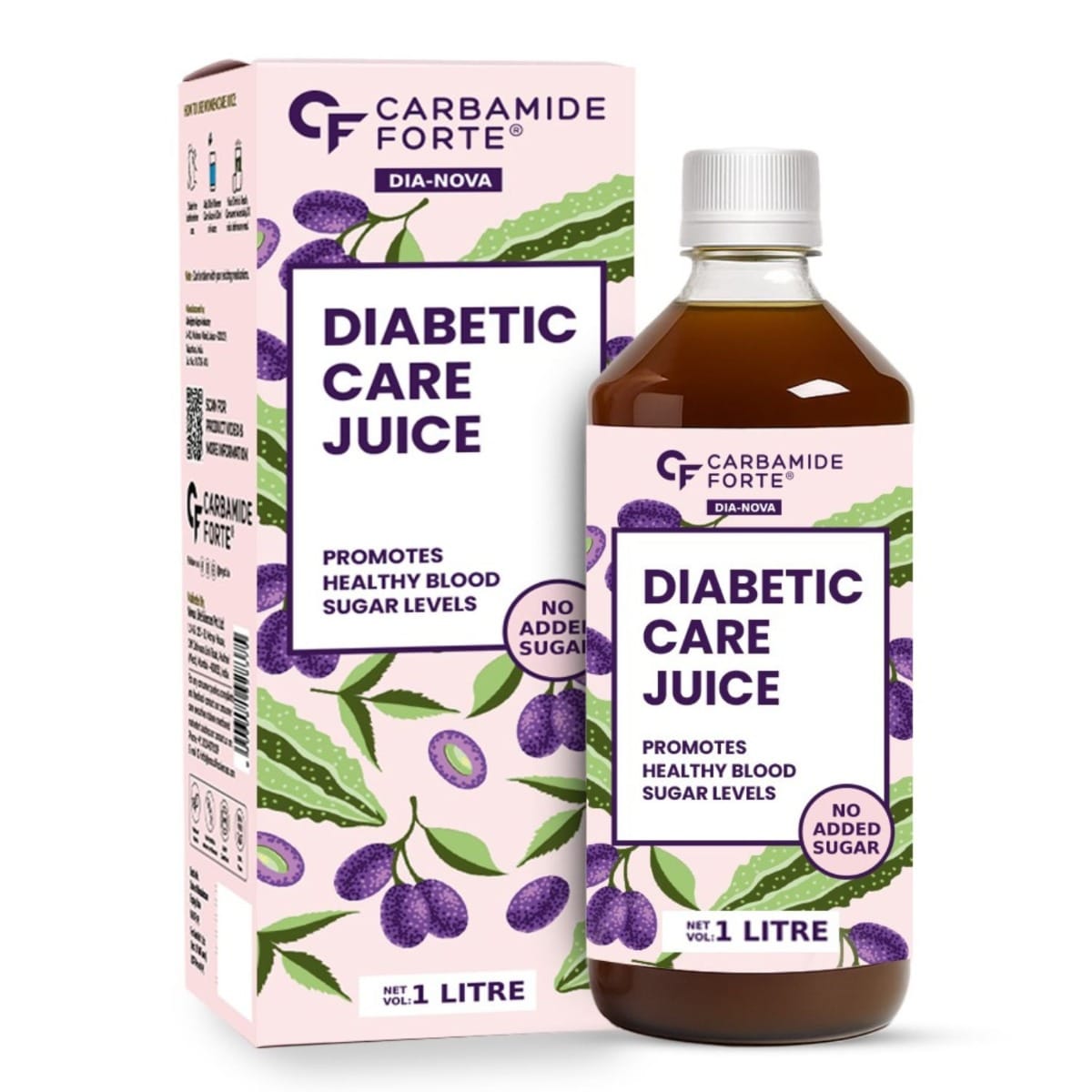 

Carbamide Forte Diabetic Care Jamun Juice | Time-Tested 15 Ayurvedic Medicine Herbs | Dia care juice Amla Karela Jamun neem + 11 Ingredients |Suppo...