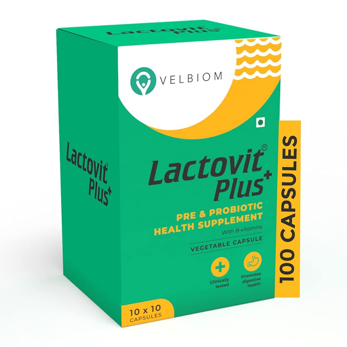 

Velbiom Lactovit Plus | Helps Alleviate Antibiotic Side Effects | Specially Made For Indians, 100% Natural & Safe | Gut Health | Clinically Tested ...