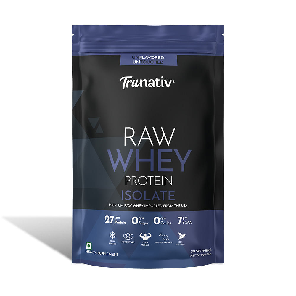 TruNativ Raw Whey Protein Isolate | Unflavored | 27g Protein | Lean Muscle Mass-image-23
