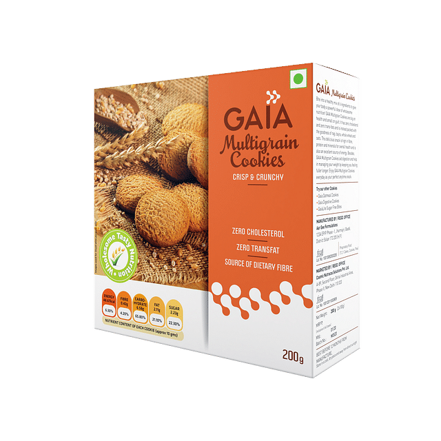 

Gaia Multi-Grain Cookies 200g