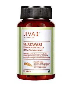 Jiva Ayurveda Shatavari 120 Tablets Pack of 1