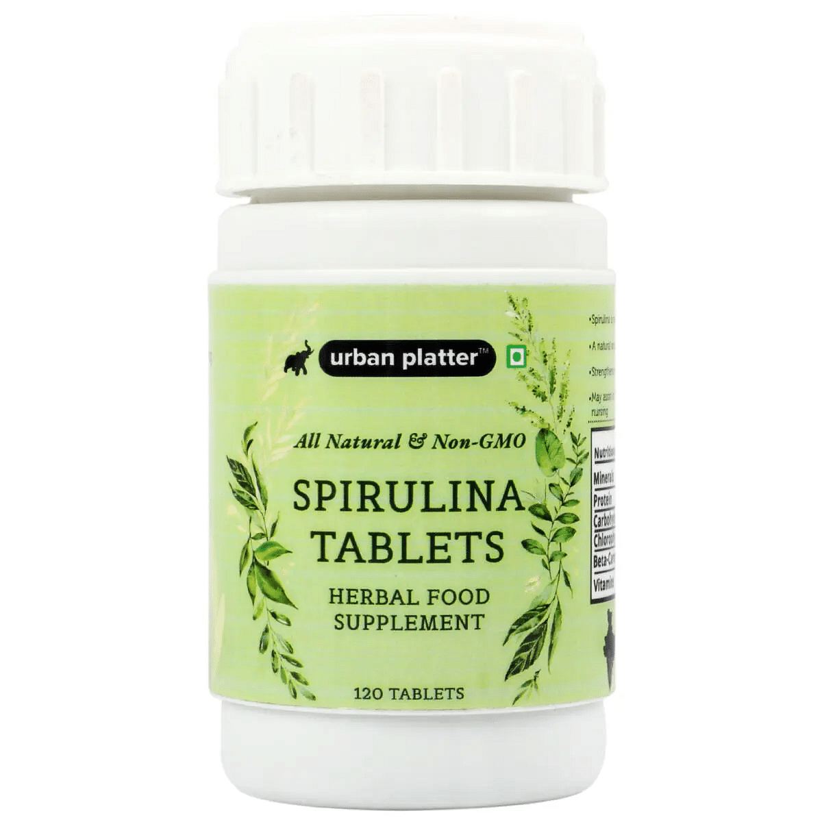 

Urban Platter Spirulina Tablets [120 Tablets, Non-GMO, Herbal Food Supplement]