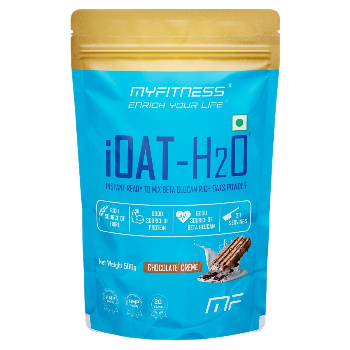 

MYFITNESS ® iOAT-H2O 20 Servings Chocolate Crème