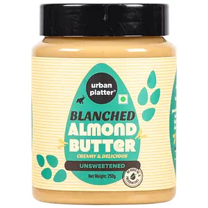 Urban Platter Blanched Almond Butter, 250g / 8.8oz [All Natural, No Hydrogenated Oil, No Preservatives]