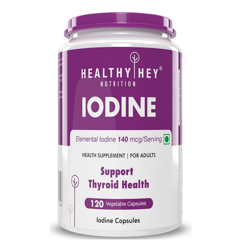 HealthyHey Nutrition Iodine Supplement to Support The Thyroid and