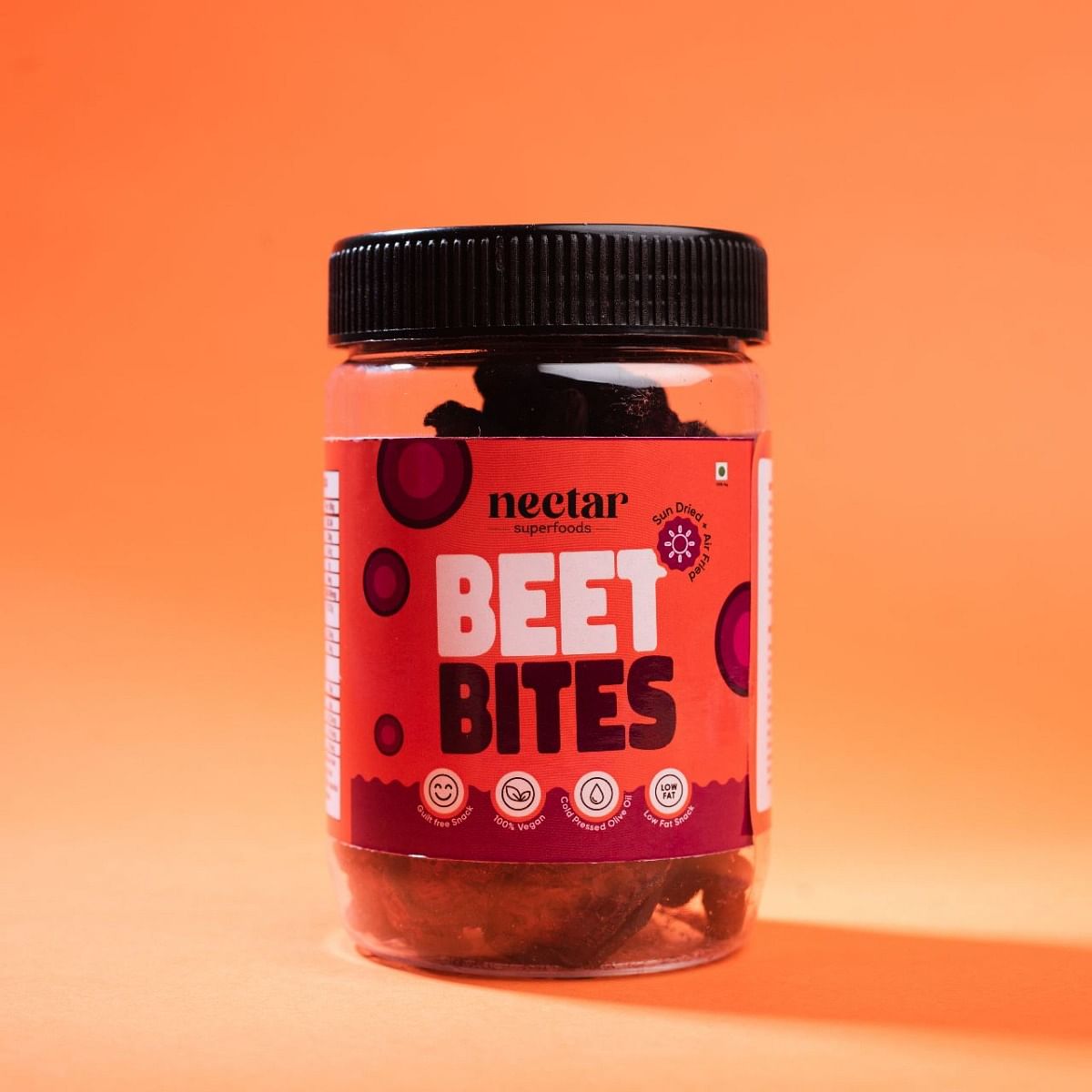 

Nectar Superfoods Sun Dried – Air Fried BEET BITES Vegetable Chips with Exotic Herbs | Beetroot Chips | Guilt Free, Vegan Friendly & Low Fat | 40 g...