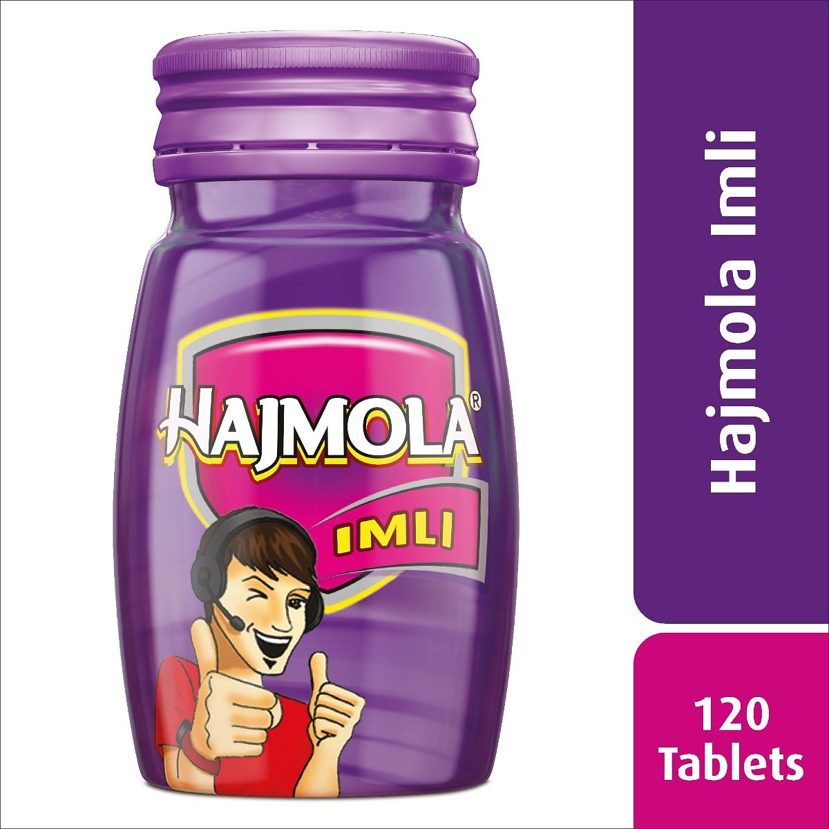 

Dabur Hajmola Tasty Digestive Tablets (Imli Flavour) - 120 Tabs | Healthy, Tasty & Chatpata | Ayurvedic Tablets For Improved Digestion | Relief Fro...