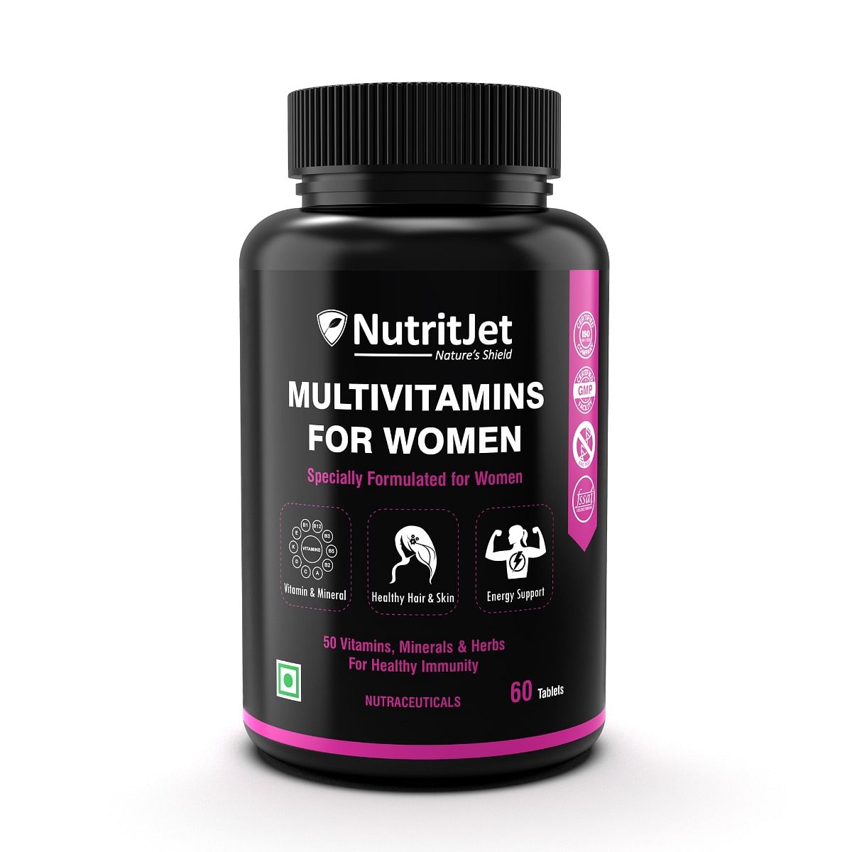 Nutritjet Multivitamin For Women With Probiotics Supplement With 50 Essential Ingredients For 1922