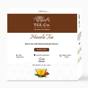 TGL Co. Masala Chai Tea 25 Tea Bags (Dust Tea Bags)