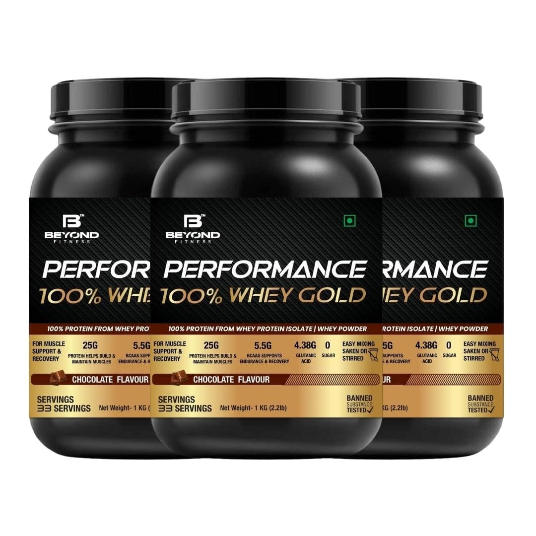 

Beyond Fitness Performance 100% Whey Gold- Post Workout Protein Concentrate, Zero Artificial Flavors & Sweeteners, Gluten Free, 25g Protein, 5.5g B...