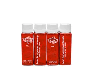 Morning Fresh Hangover Cure and Liver Protection Drink COLA flavour - (Size: 4 Bottles in 1 Box)