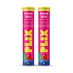 PLIX THE PLANT FIX | 15 Tablets | Berrylicious flavour | Glowy Skin | Reduces pigmentation | Fades Dark Spots | Pack Of 2