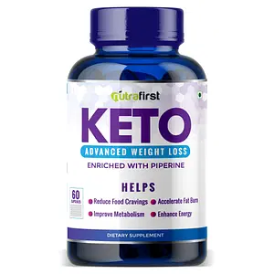 Nutrafirst KETO Advanced Capsules for Men & Women with Garcinia Cambogia & Green Coffee Extract | Gluten-Free KETO weight loss Capsules for Weight Management, Energy Boost | 60 x 1
