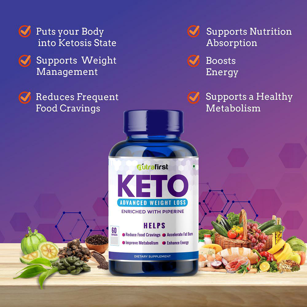 Nutrafirst KETO Advanced Capsules for Men Women with Garcinia