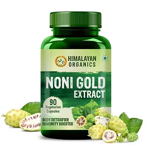 Himalayan Organics Noni Gold Extract 500mg Supplement | Good For Body Detoxifier, Immunity Booster, Joint Pain Relief , Restful Sleep | 90 Veg Capsules
