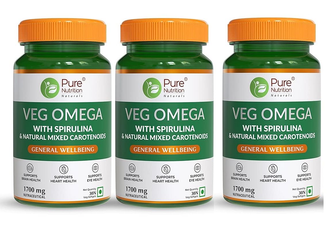 

Pure Nutrition Veg Omega 3 For Brain - 30 Veg Softgels (Pack 3)