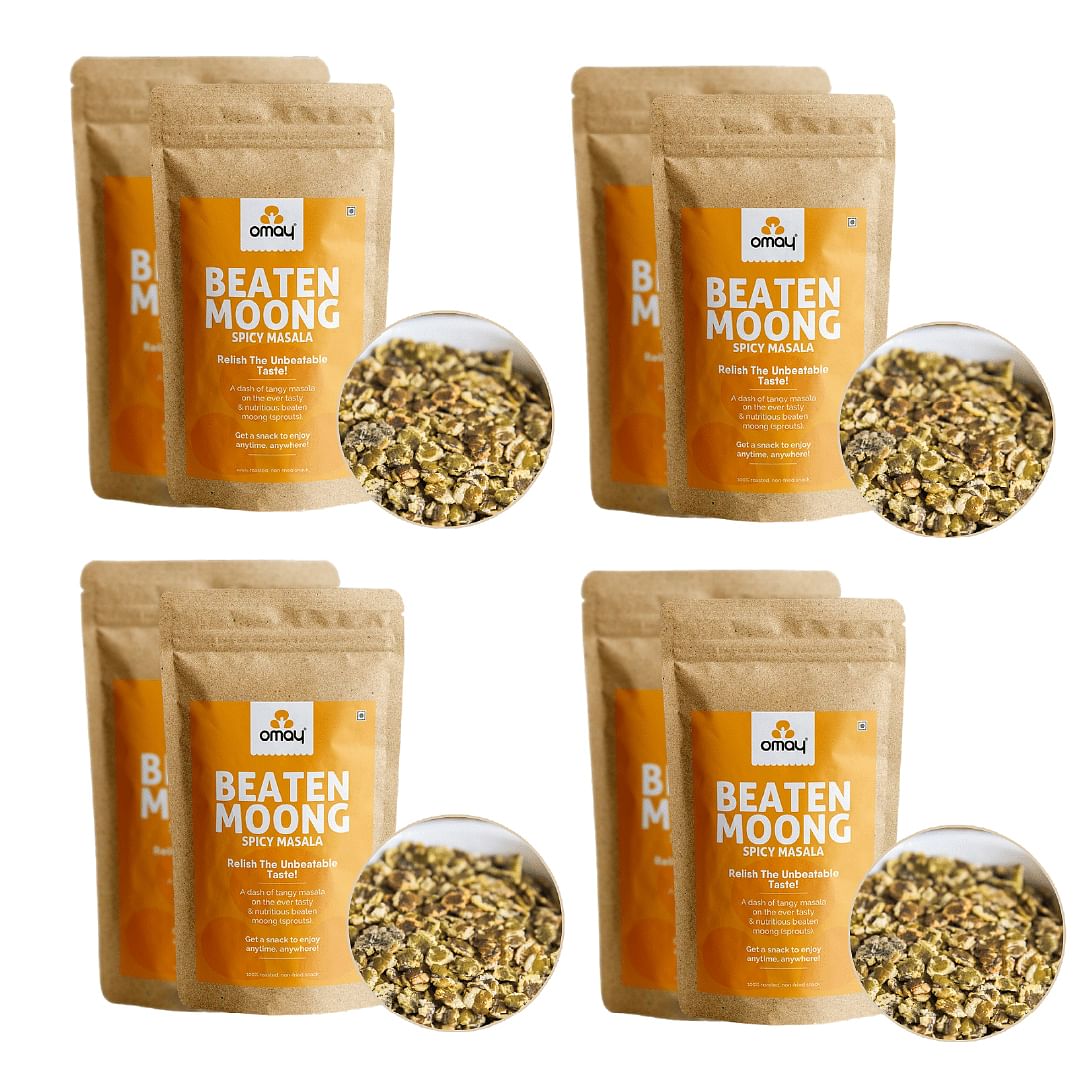 

Omay Foods Beaten Moong, 400g each | Pack of 4