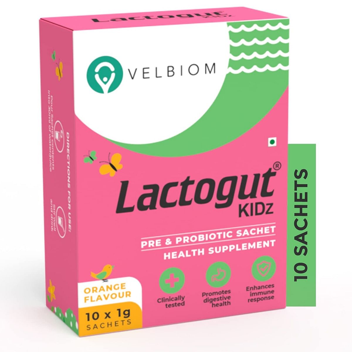 

Velbiom Lactogut Kidz | Probiotics Powder For Kids| Easy To Consume| Probiotics For Children Gut Health, overall wellness & immunity| Vegan |Clinic...