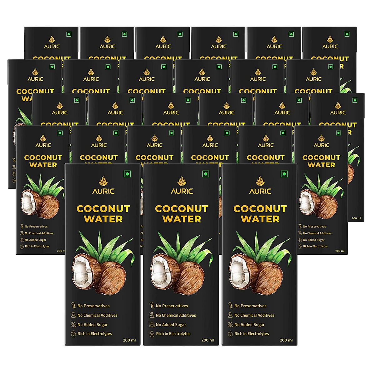 

Auric Tender Coconut Water Energy Drink - No Added Sugar Not from Concentrate Natural Energizer Direct from Tamil Nadu Trees Safe Hygienic Packagin...